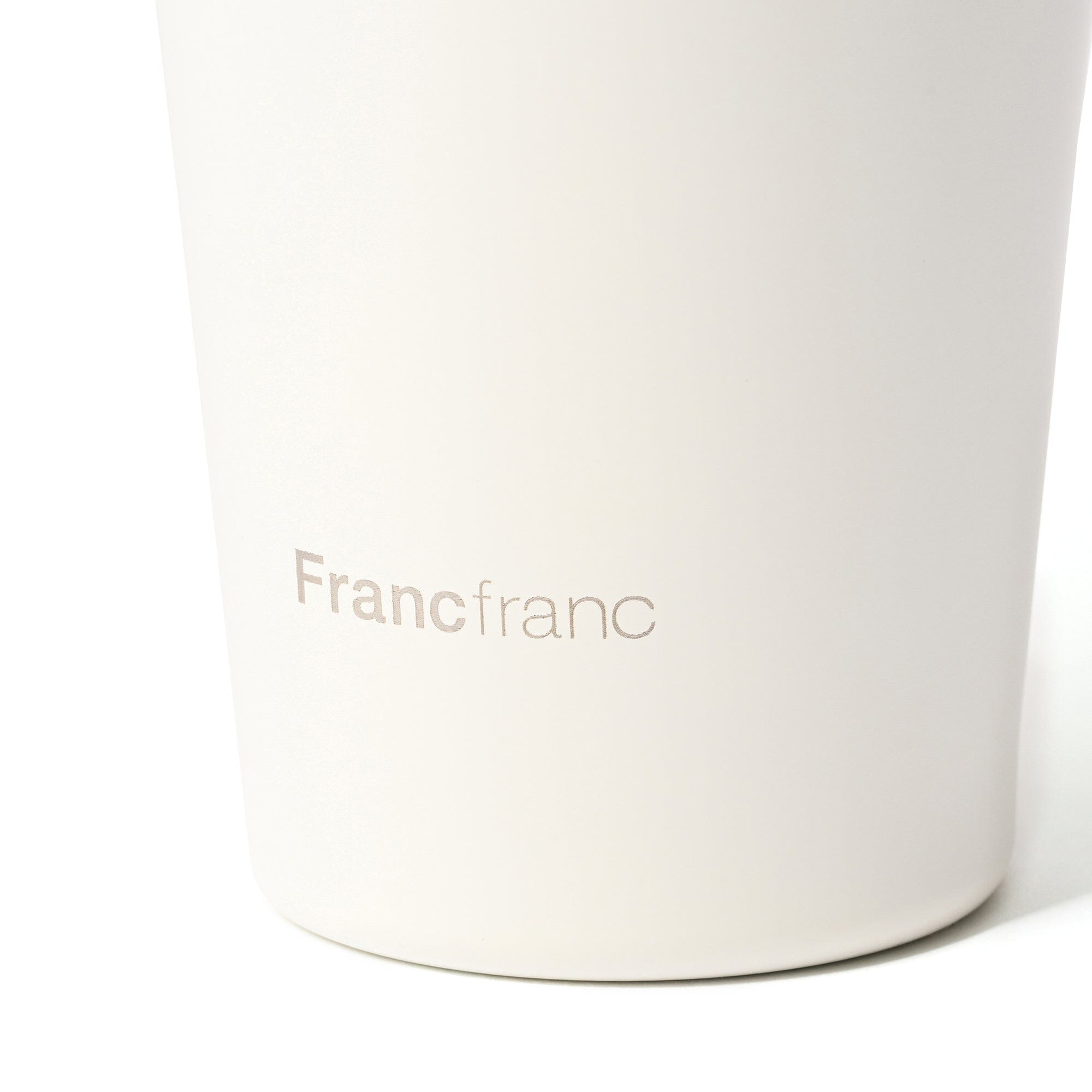 Stainless Steel Tumbler With Straw Ivory