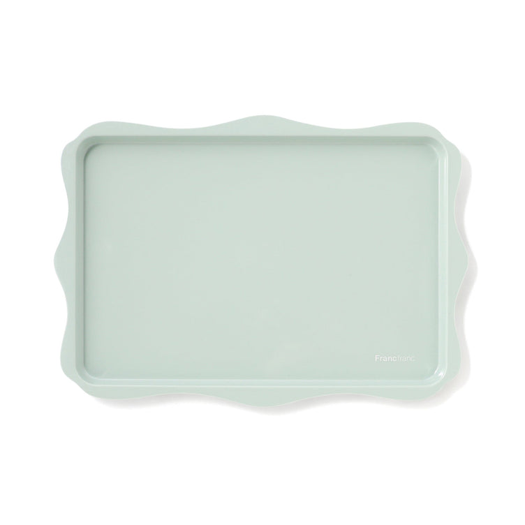 Frill Melamine Tray Mint