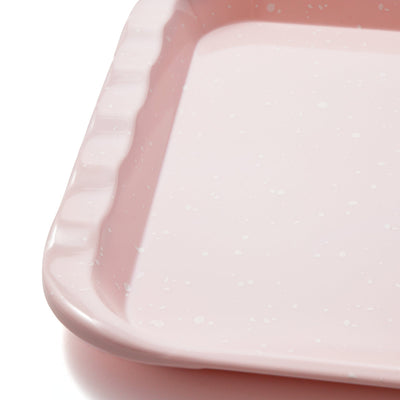 Splatter Melamine Tray Pink