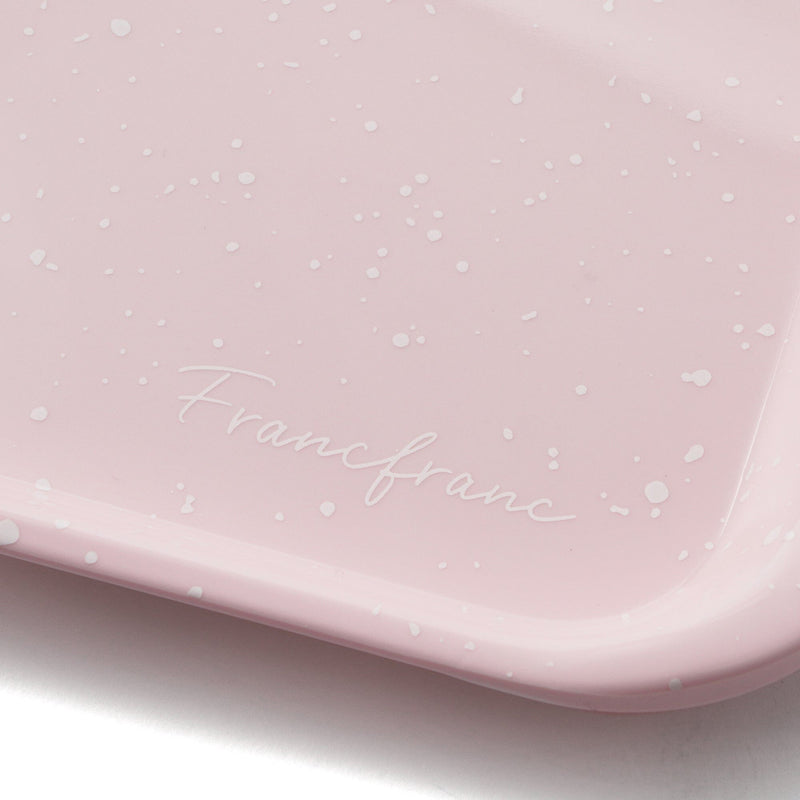 Splatter Melamine Tray Pink