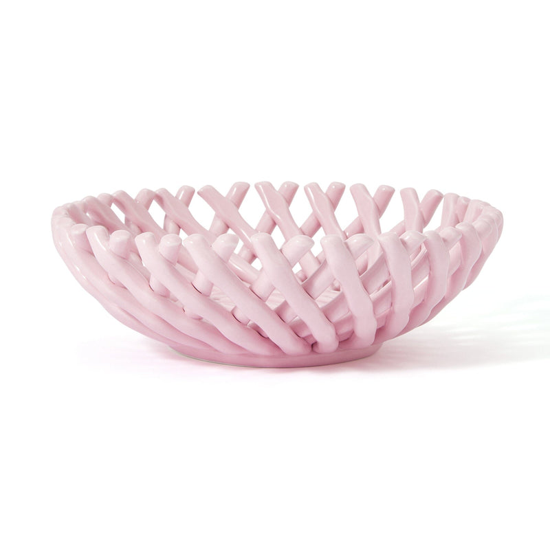 Ceramic Basket Pink