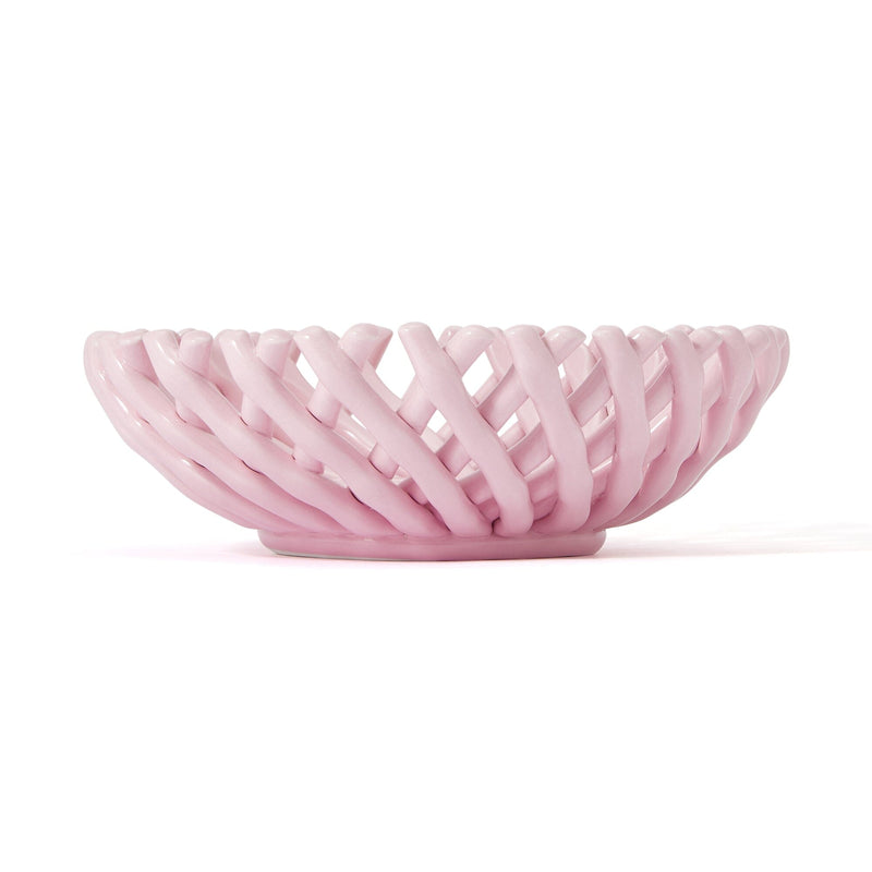 Ceramic Basket Pink