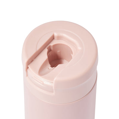 碳酸飲料可用 不銹鋼保冷瓶 390毫升 粉紅色
