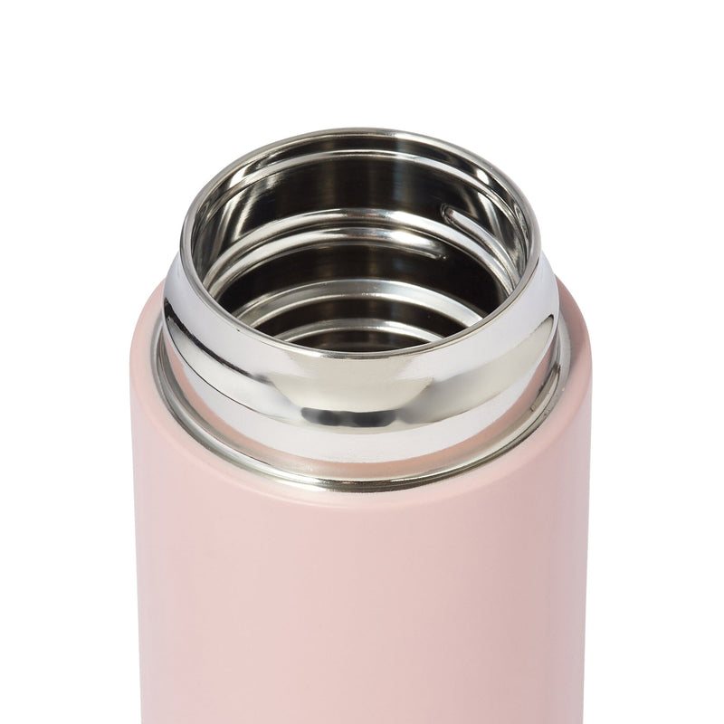 碳酸飲料可用 不銹鋼保冷瓶 390毫升 粉紅色