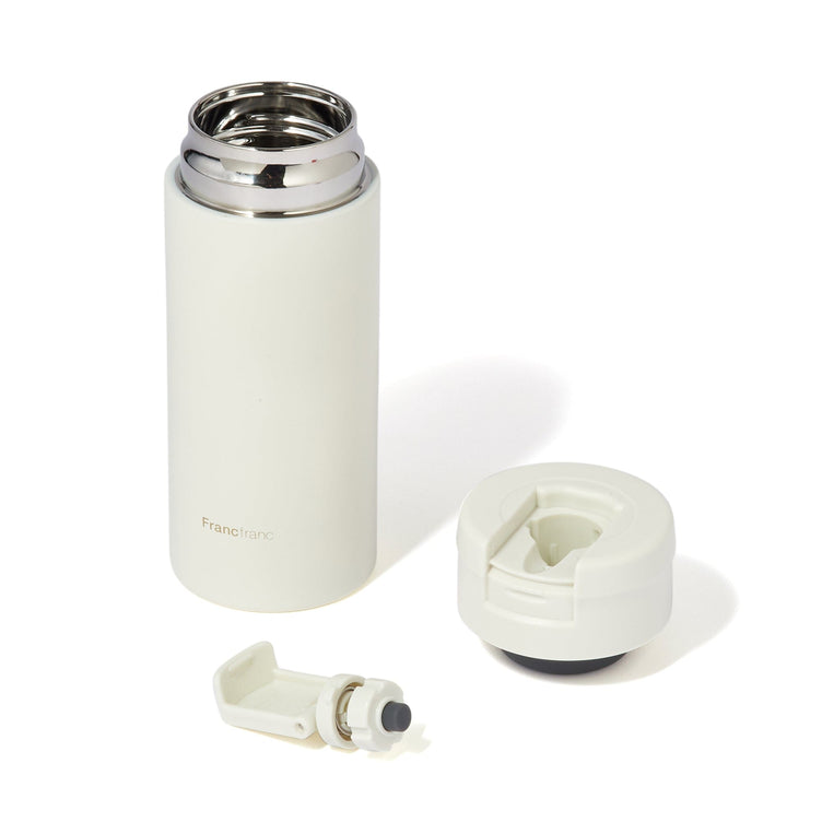 Carbonic Stainless Steel Bottle 390Ml  White