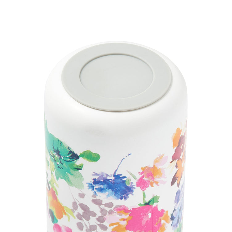 One Touch Stainless Steel Bottle 350Ml Flower