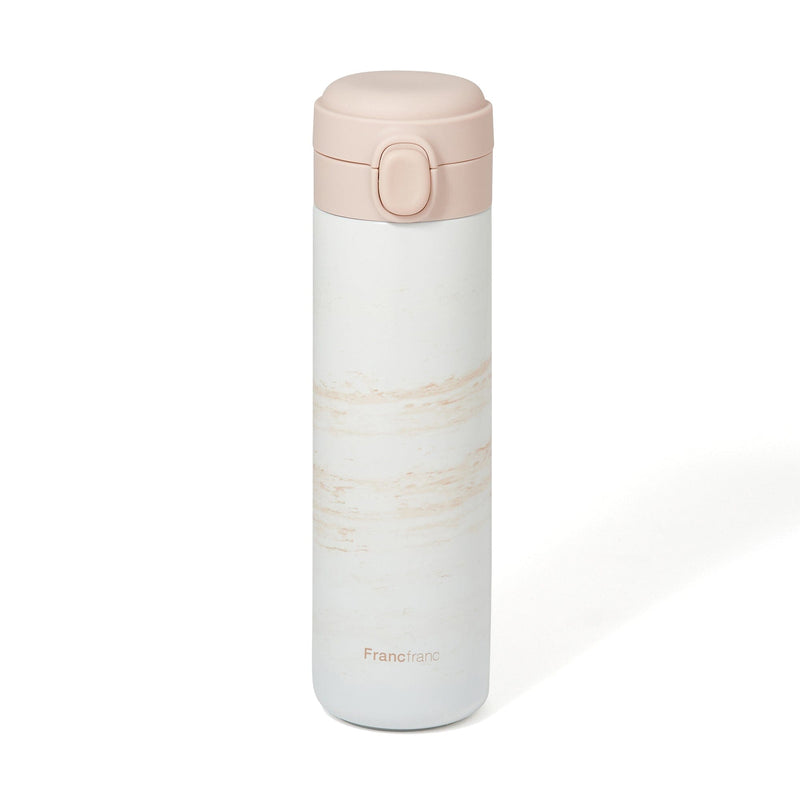 One Touch Stainless Steel Bottle 480Ml Marble