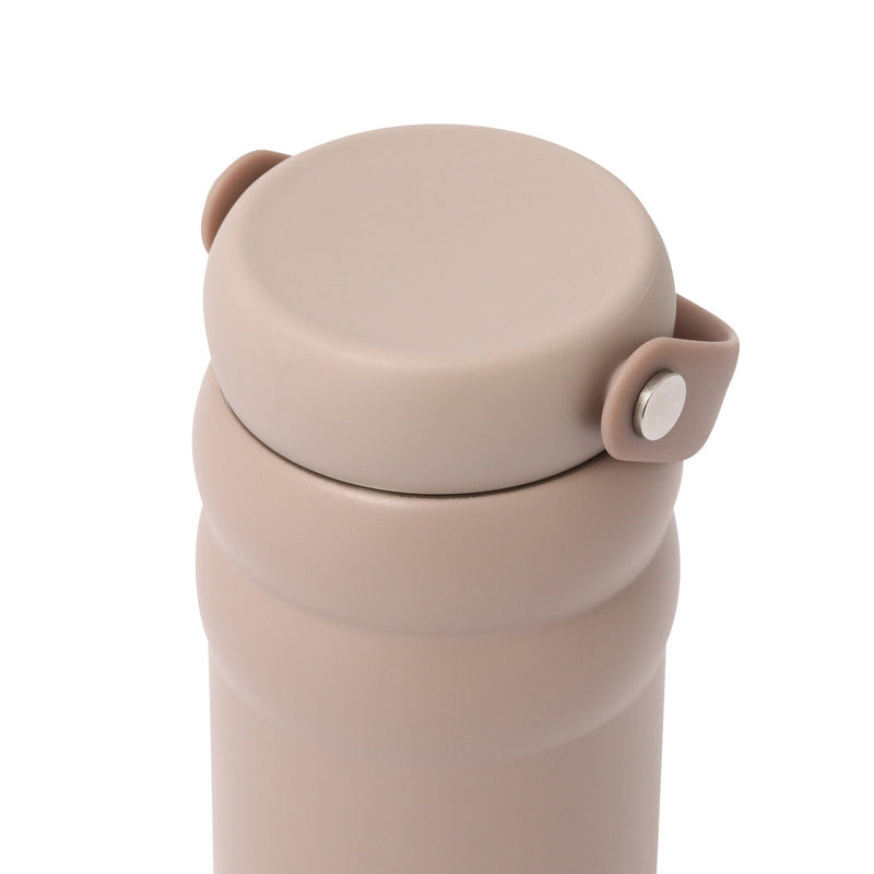 MokoMoko Stainless Steel Bottle 480ml Brown