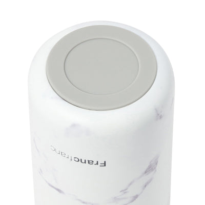 One-Touch Stainless Steel Bottle 480Ml Marble White