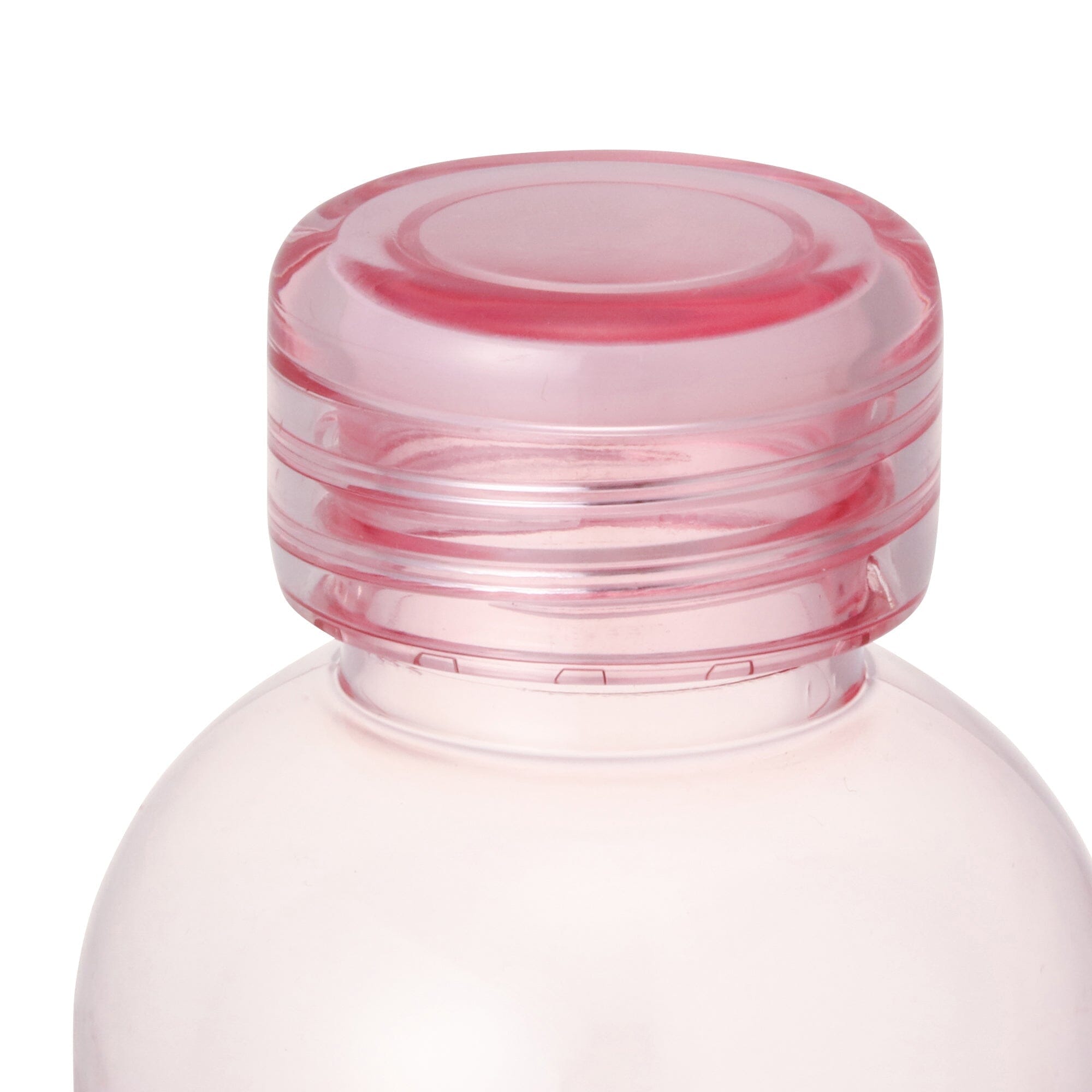 Clear Bottle 600Ml Pink