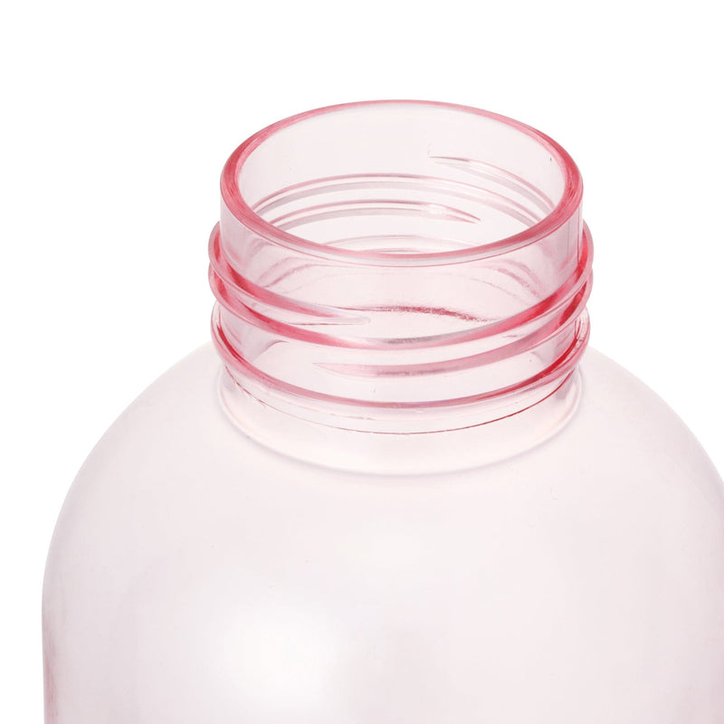 Clear Bottle 600Ml Pink