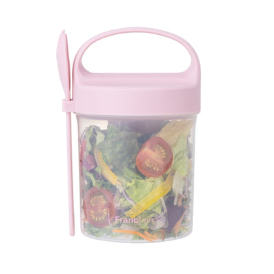 Logo Salad Container Pink