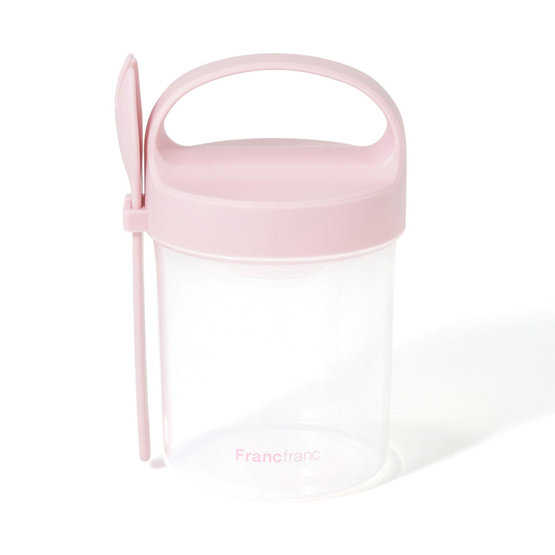 Logo Salad Container Pink