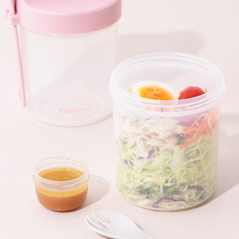Logo Salad Container Grey