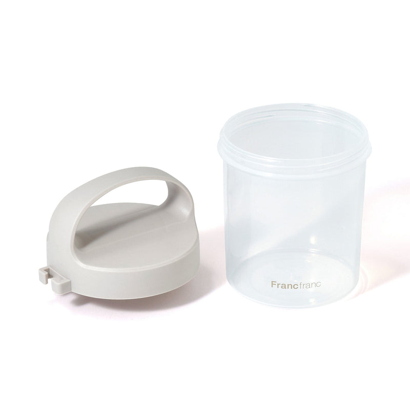 Logo Salad Container Grey