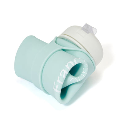Foldable Silicone Bottle Blue