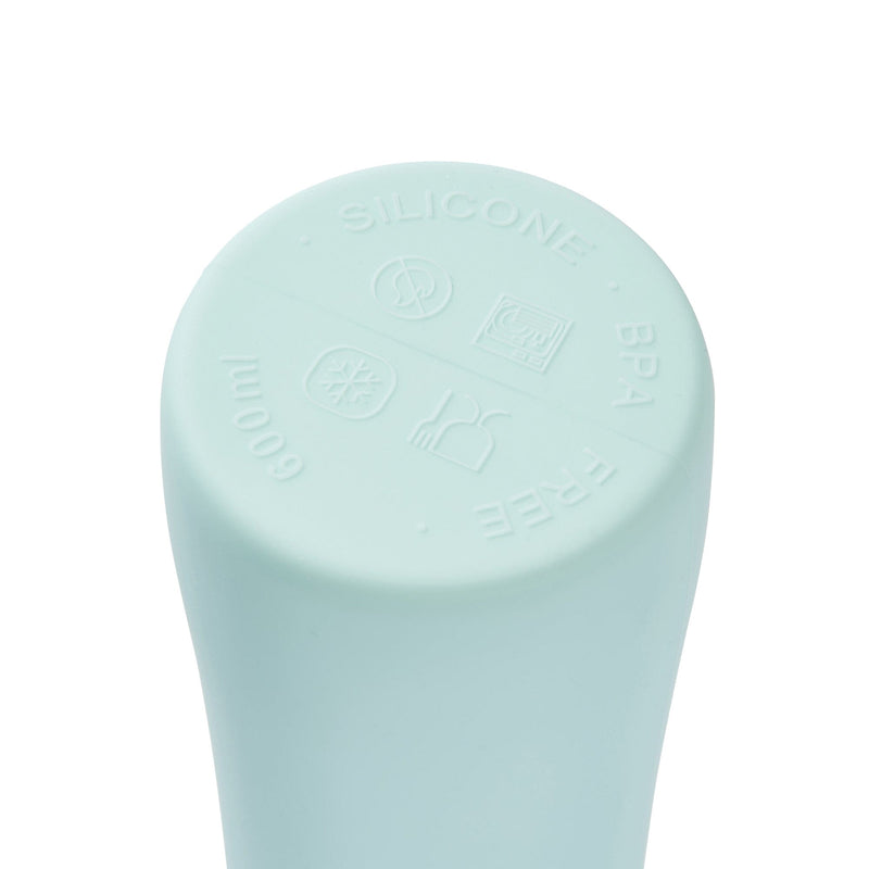 Foldable Silicone Bottle Blue