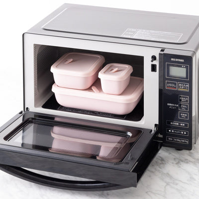 Ceramic Food Container Large Pink