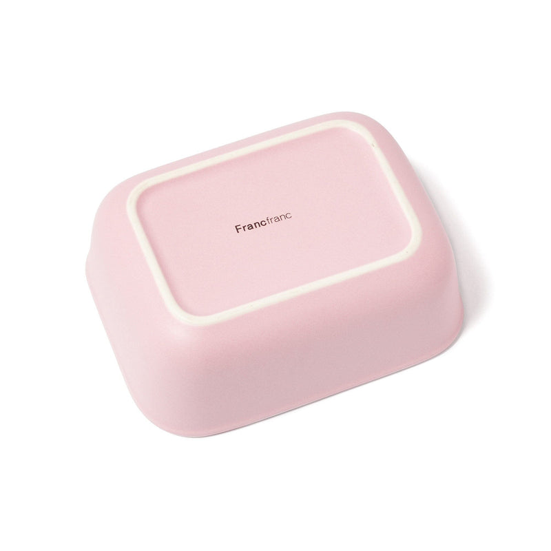 Ceramic Food Container Medium Pink