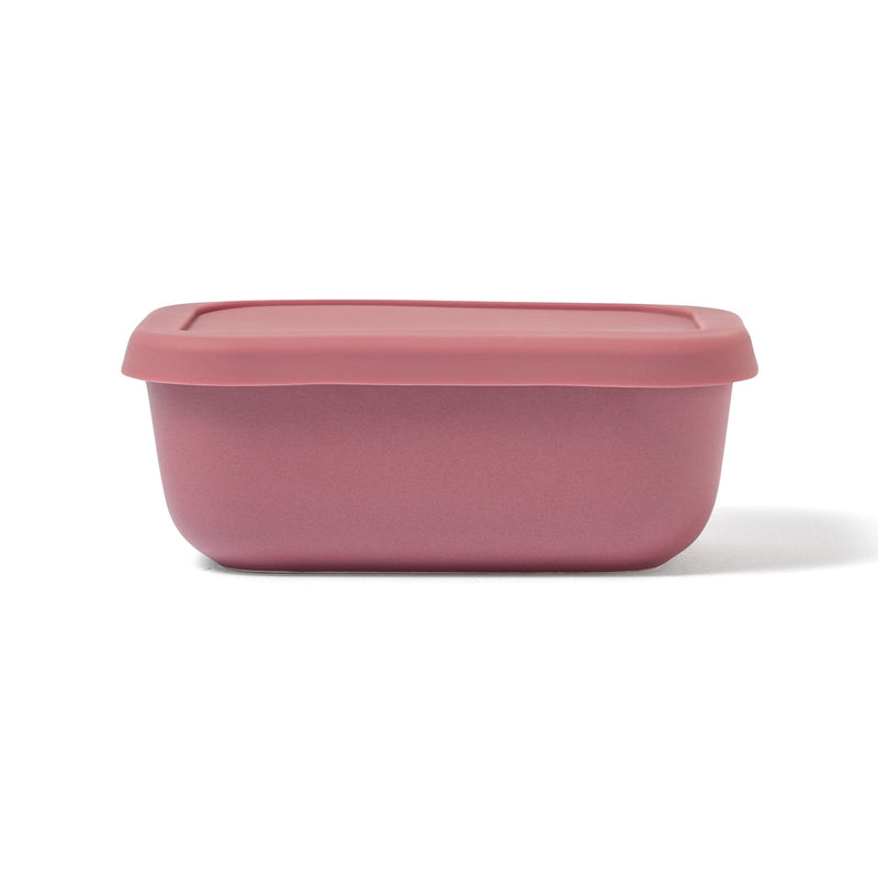 Ceramic Food Container Medium Red