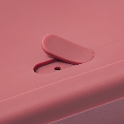 Ceramic Food Container Medium Red