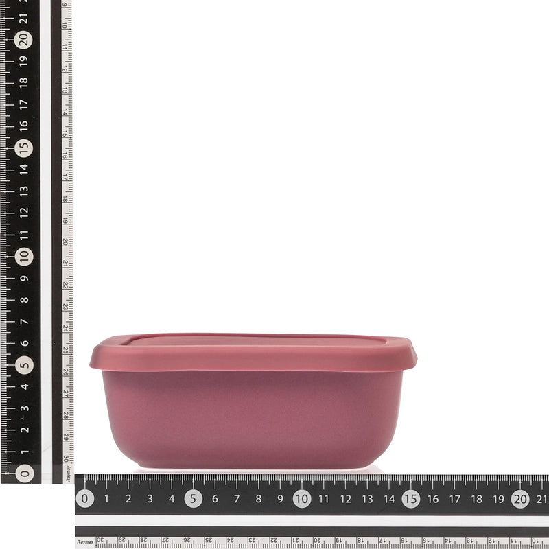 Ceramic Food Container Medium Red