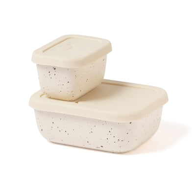 Ceramic Food Container Small Splatter