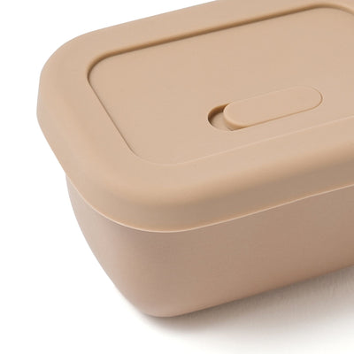 Ceramic Food Container Small Beige
