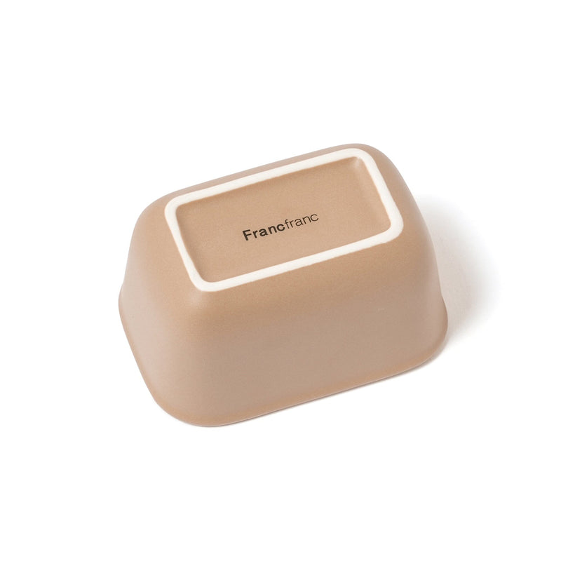 Ceramic Food Container Small Beige