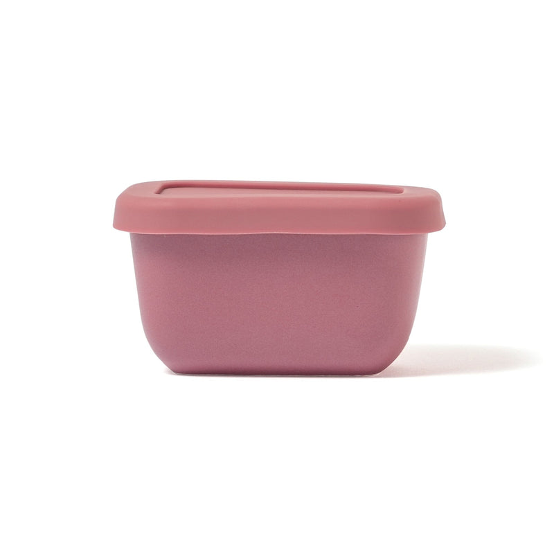Ceramic Food Container Small Red