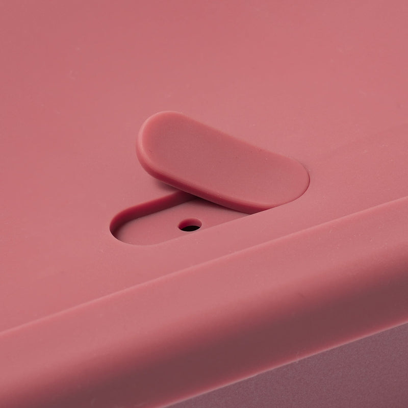 Ceramic Food Container Small Red