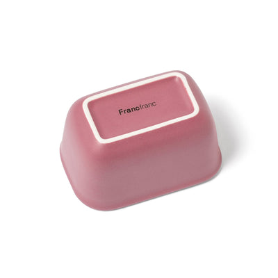 Ceramic Food Container Small Red