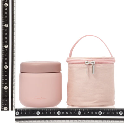 Logo Soup Jar With Case Pink