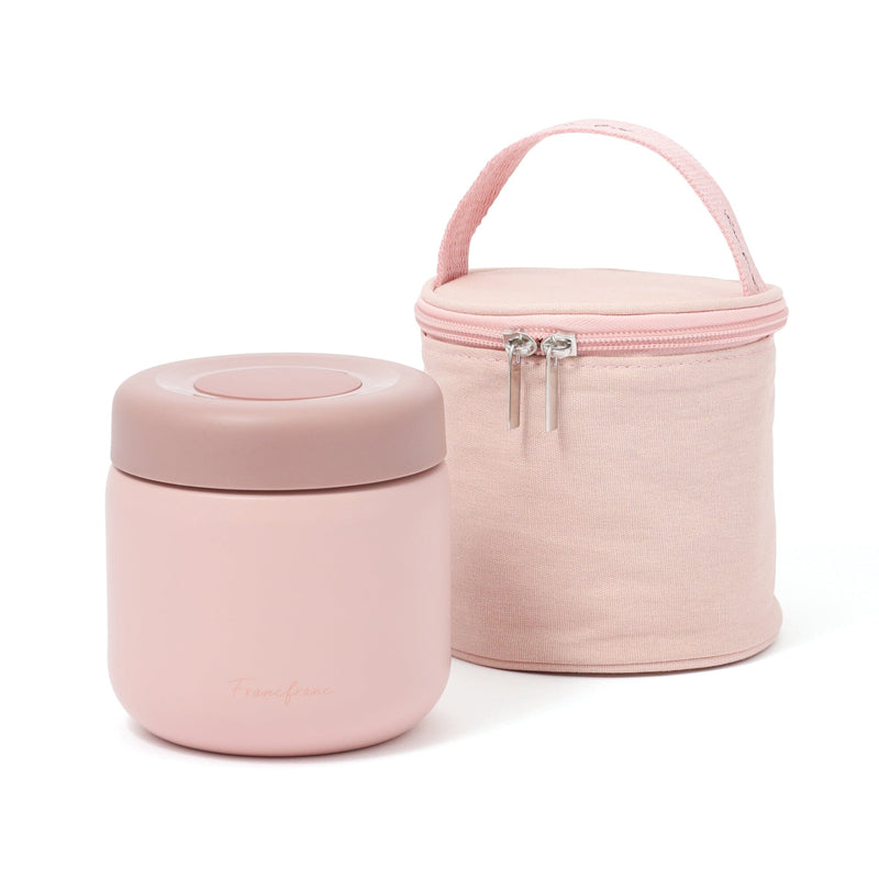 Logo Soup Jar With Case Pink