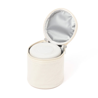 Logo Soup Jar With Case Ivory