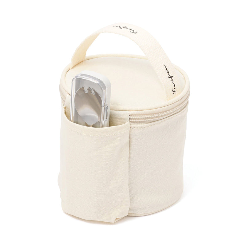 Logo Soup Jar With Case Ivory