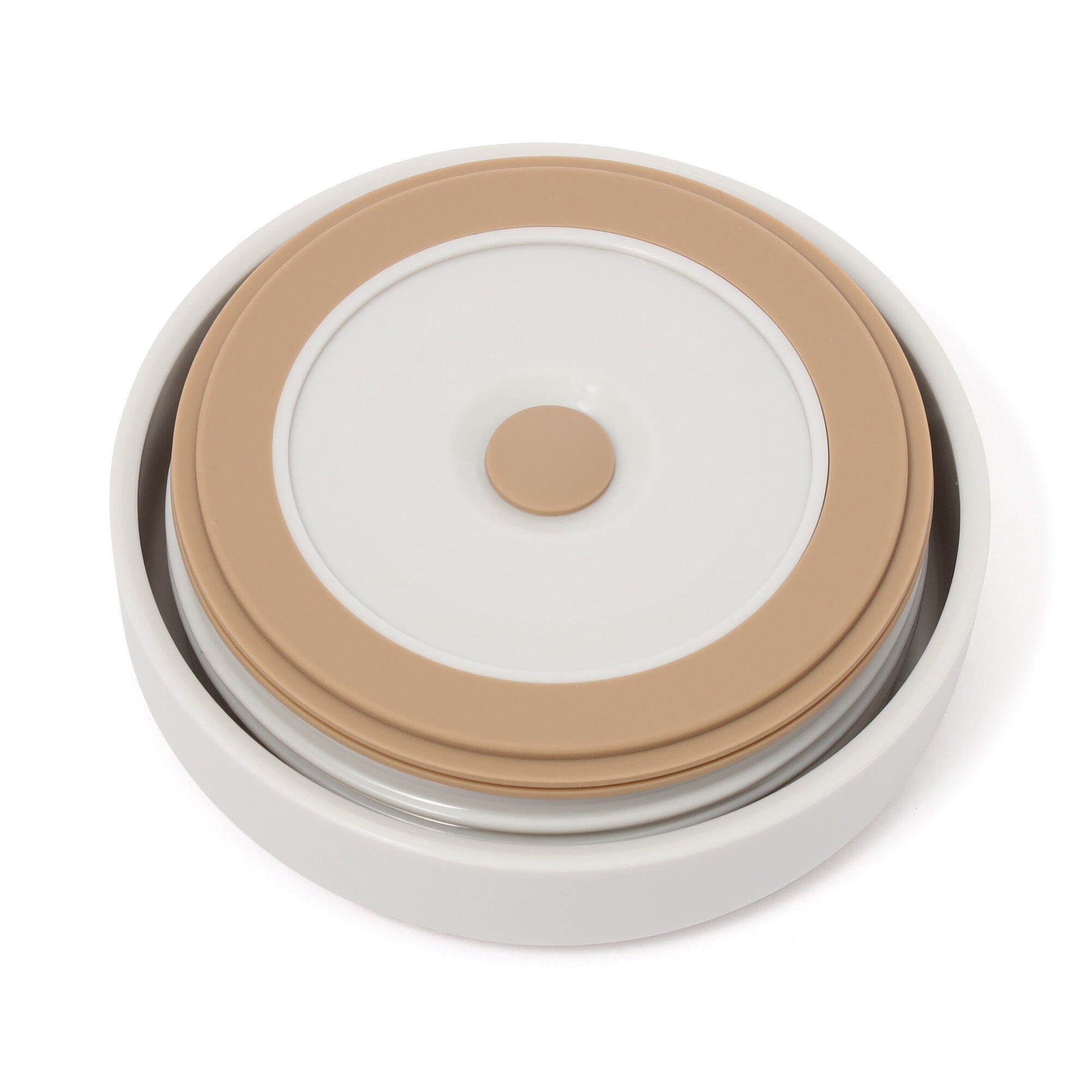 Logo Soup Jar With Case Ivory