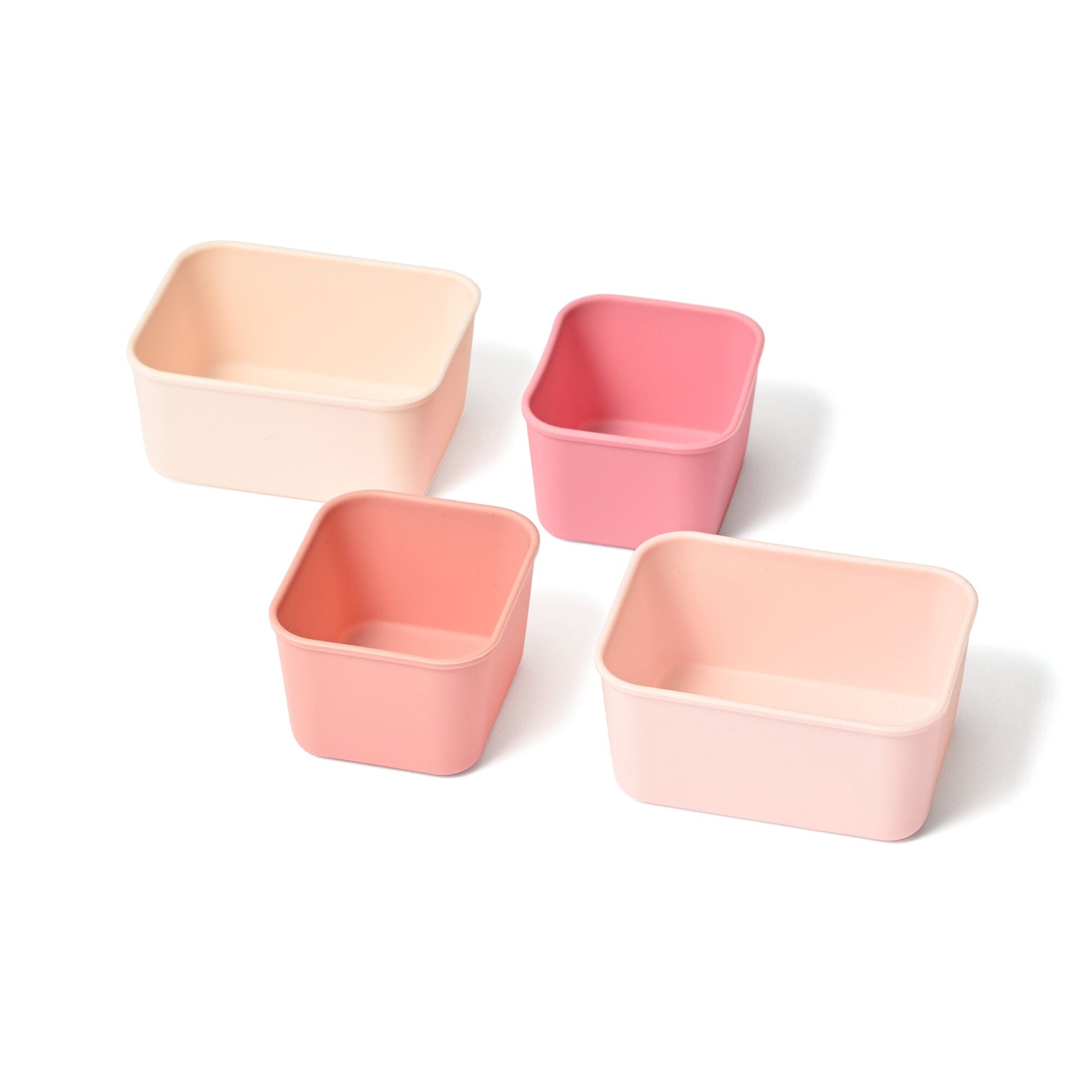 Silicone Cup Storage Container Pink