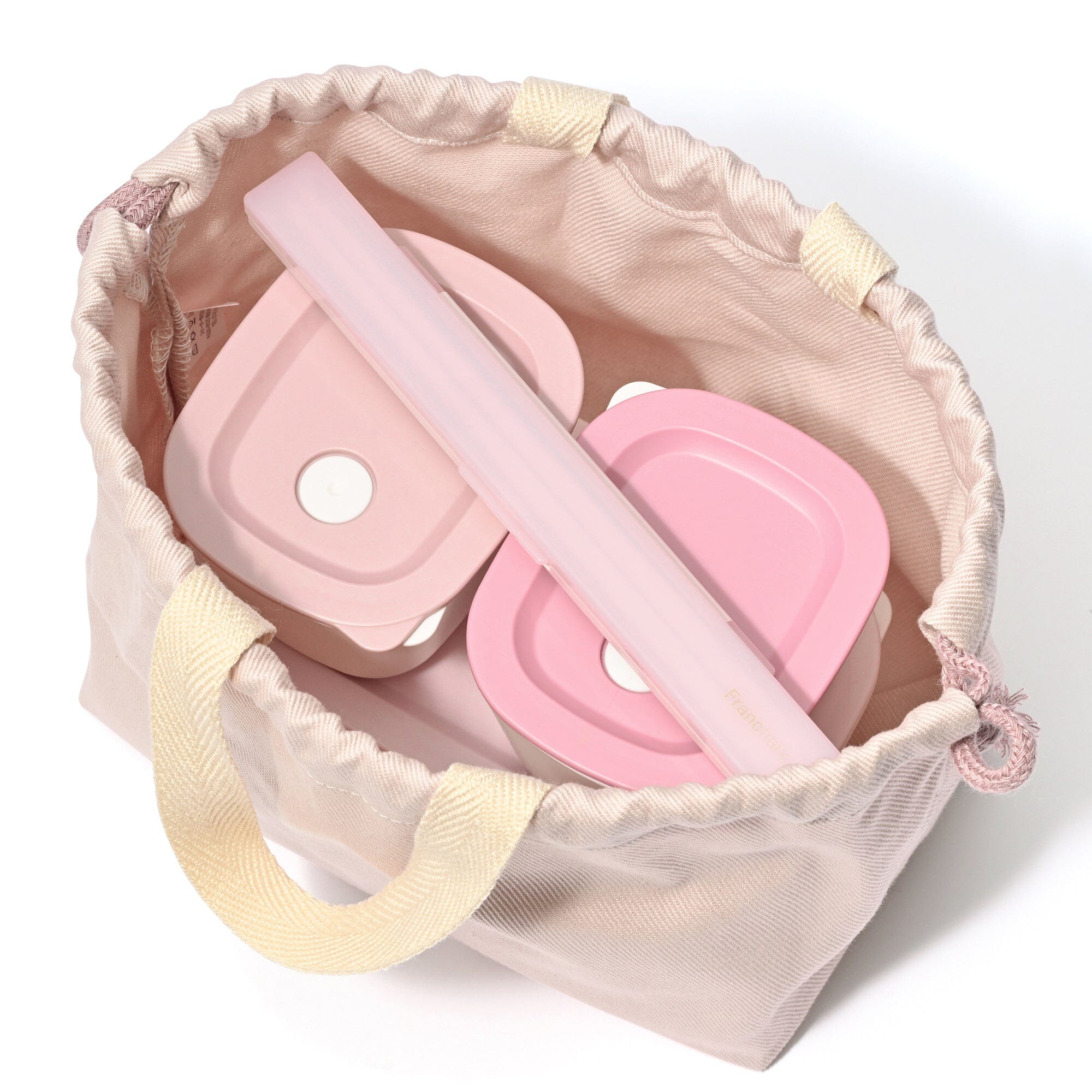 Lunch Box Complete 5-Piece Set Pink
