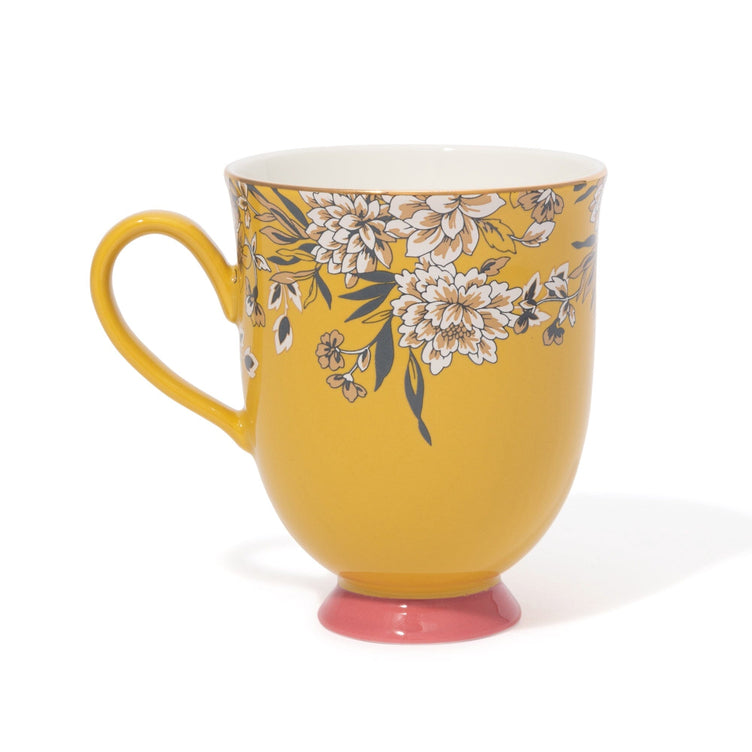 Chinoiserie Mug  Yellow