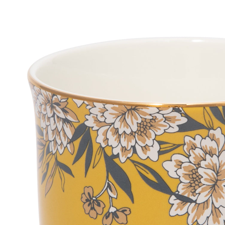 Chinoiserie Mug  Yellow