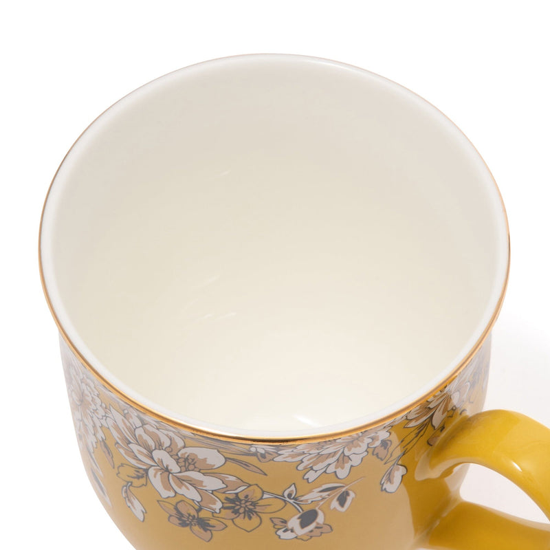 Chinoiserie Mug  Yellow