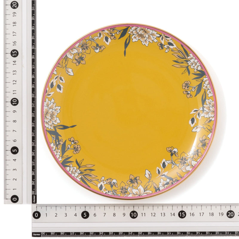 Chinoiserie Plate  Yellow