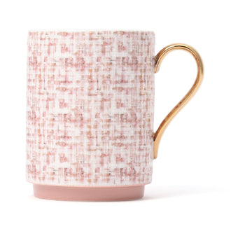 Tweed Mug Pink