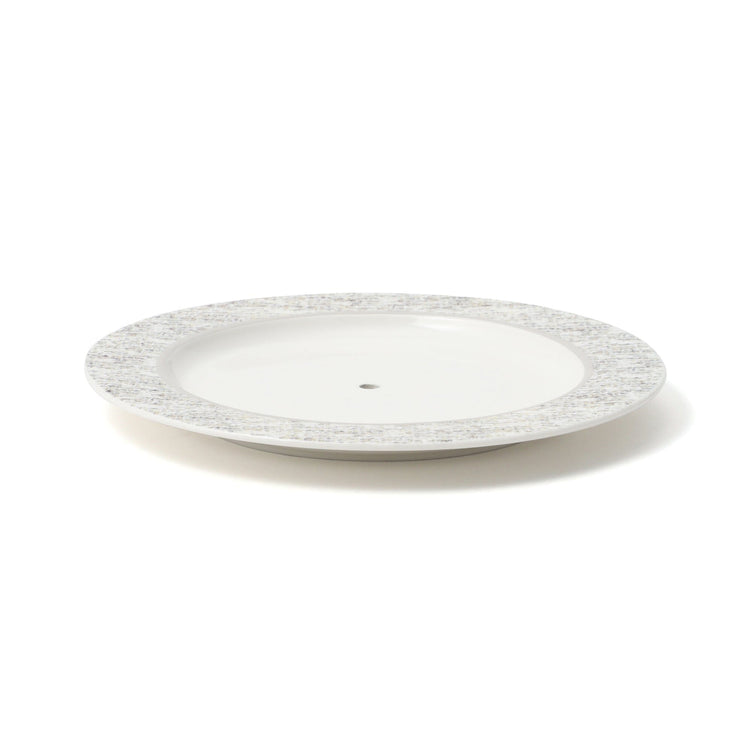 Tweed Cake Stand Gray