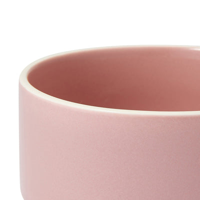 Logo Rim Soup Cup  Pink