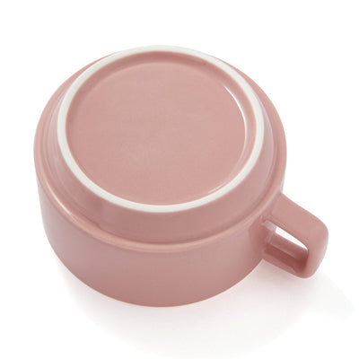 Logo Rim Soup Cup  Pink