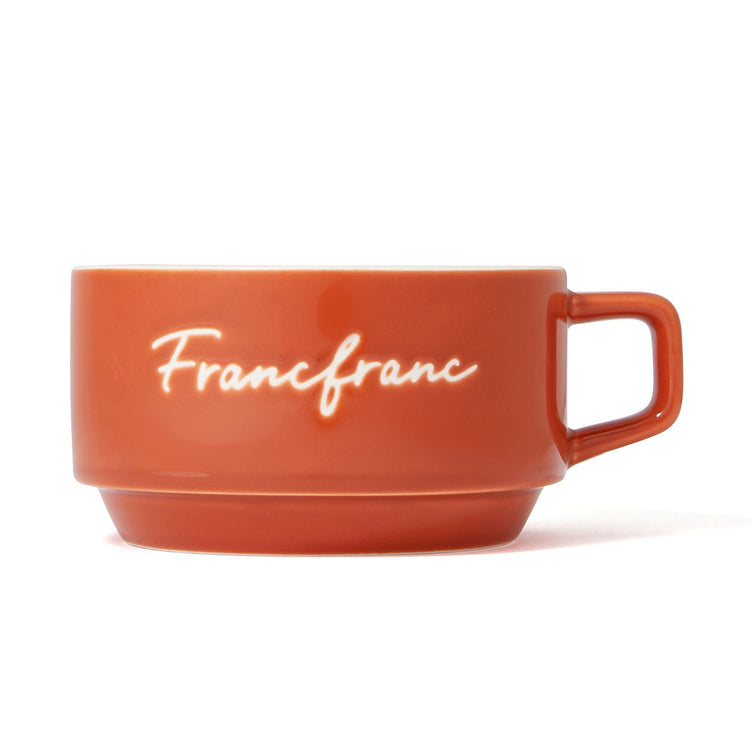 Logo Rim Soup Cup  Orange