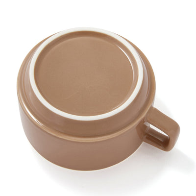 Logo Rim Soup Cup  Brown