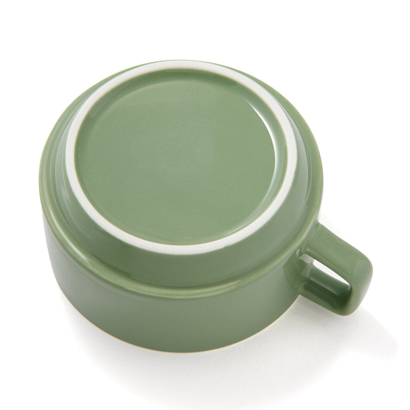 Logo Rim Soup Cup  Green